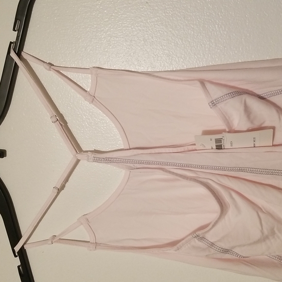 Nwt Splendid Solid Jersey Knit Racer Back Soft Rayon Sleep Tank Pink Marshmallow - Picture 6 of 9